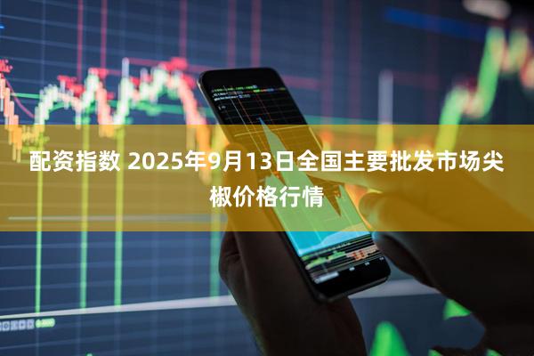 配资指数 2025年9月13日全国主要批发市场尖椒价格行情
