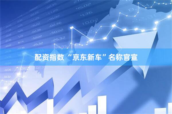 配资指数 “京东新车”名称官宣